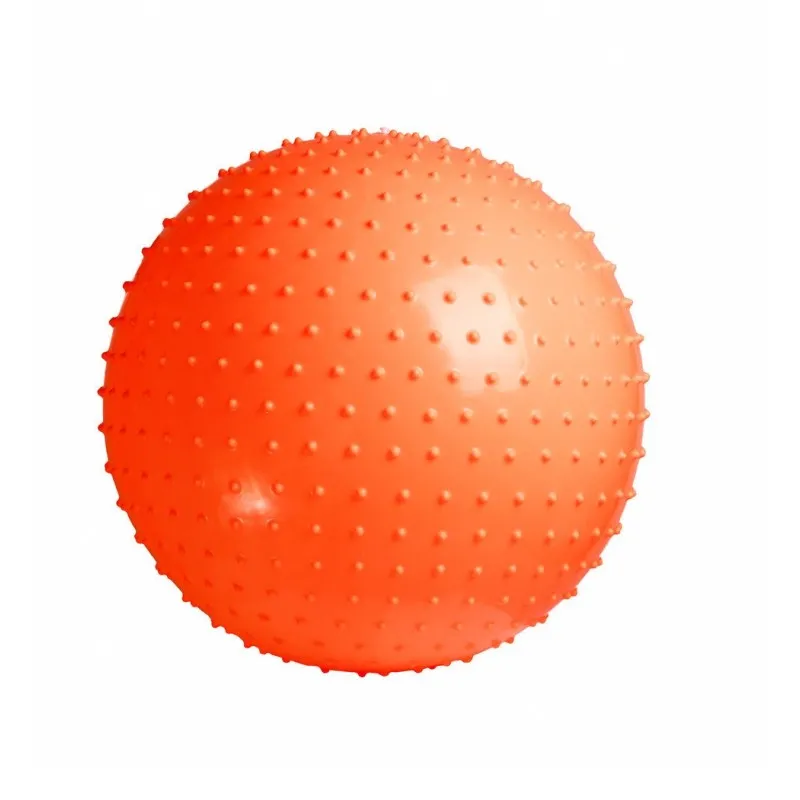 Мяч-масажер для фітнесу PowerPlay 4002 55см Оранжевий + насос фото товару