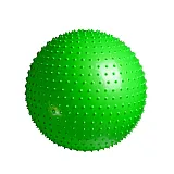 Мяч-масажер для фітнесу PowerPlay 4002 65см Салатовий + насос фото товару