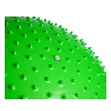 Мяч-масажер для фітнесу PowerPlay 4002 65см Салатовий + насос фото товару