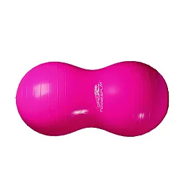 М'яч-горіх для фітнесу PowerPlay 4004 (90*45см) Розовий + насос