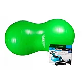 Мяч-горіх для фітнесу PowerPlay 4004 (100*50см) Зелений + насос фото товару