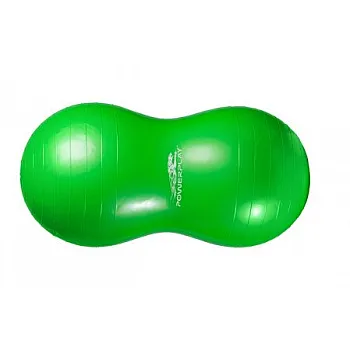 М'яч-горіх для фітнесу PowerPlay 4004 (100*50см) Зелений + насос