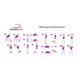 Фітнес резинка PowerPlay 4114 Light Жовта (500*50*0,6мм.)- супротив 4,5кг фото товара