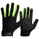 Рукавички для кроссфіту PowerPlay Hit Full Finger Чорно-Зелені S фото товару