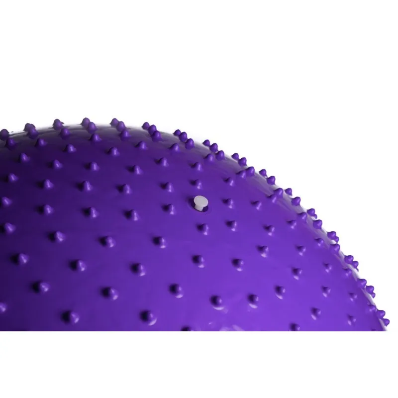 Мяч-масажер для фітнесу PowerPlay 4002 75см Фіолетовий + насос фото товару