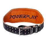 Пояс для важкої атлетики PowerPlay 5086 Чорно-Коричневий XL фото товару