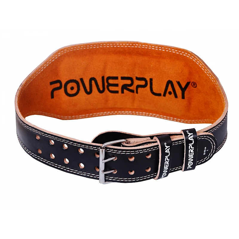 Пояс для важкої атлетики PowerPlay 5086 Чорно-Коричневий XL фото товару