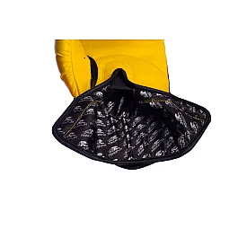 Боксерські рукавиці PowerPlay 3002 Чорно-Жовті 10 унцій