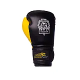 Боксерські рукавиці PowerPlay 3002 Чорно-Жовті 10 унцій фото товару