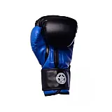 Боксерські рукавиці PowerPlay 3002 Чорно-Сині 10 унцій фото товару