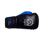 Боксерські рукавиці PowerPlay 3002 Чорно-Сині 10 унцій фото товару