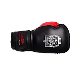 Боксерські рукавиці PowerPlay 3002 Чорно-Червоні 10 унцій фото товару