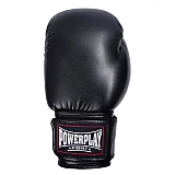 Боксерські рукавиці PowerPlay 3004 Чорні 14 унцій фото товару