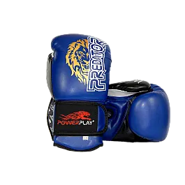Боксерські рукавиці PowerPlay 3006 Сині 14 унцій