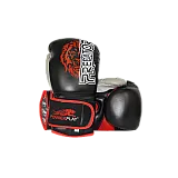 Боксерські рукавиці PowerPlay 3006 Чорні 12 унцій фото товару