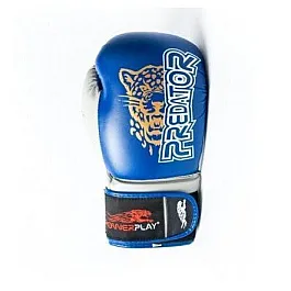 Боксерські рукавиці PowerPlay 3008 Сині 12 унцій