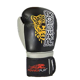 Боксерські рукавиці PowerPlay 3008 Чорні 12 унцій