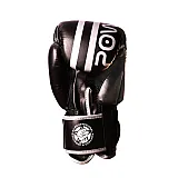 Боксерські рукавиці PowerPlay 3010 Чорно-Білі 12 унцій фото товару