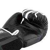 Боксерські рукавиці PowerPlay 3010 Чорно-Білі 12 унцій фото товару