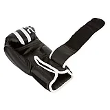 Боксерські рукавиці PowerPlay 3010 Чорно-Білі 16 унцій фото товару