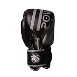 Боксерські рукавиці PowerPlay 3010 Чорно-Сірі 10 унцій фото товару