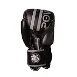 Боксерські рукавиці PowerPlay 3010 Чорно-Сірі 14 унцій фото товару