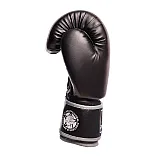Боксерські рукавиці PowerPlay 3010 Чорно-Сірі 16 унцій фото товару