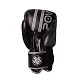 Боксерські рукавиці PowerPlay 3010 Чорно-Сірі 16 унцій фото товару