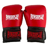 Боксерські рукавиці PowerPlay 3015 Червоні [натуральна шкіра] 16 унцій фото товару