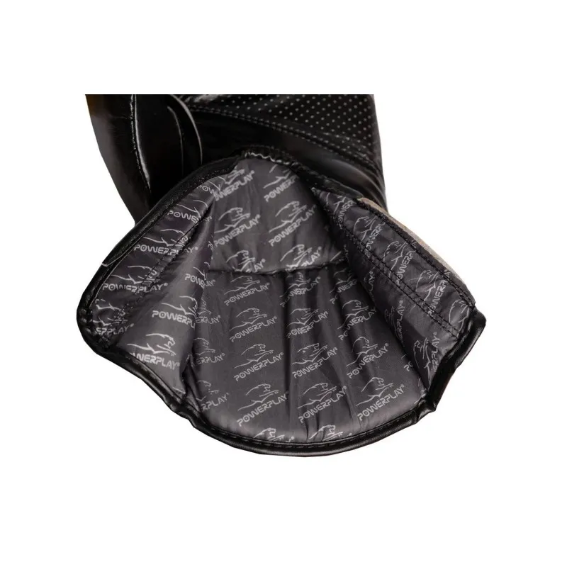 Боксерські рукавиці PowerPlay 3016 Чорно-Зелені 10 унцій фото товару