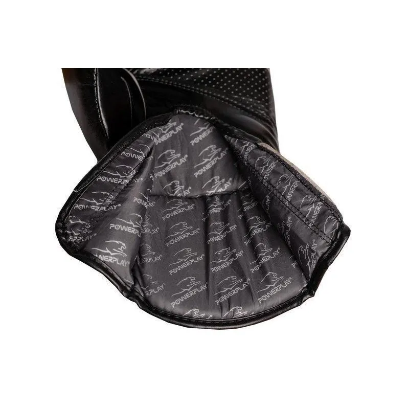 Боксерські рукавиці PowerPlay 3016 Чорно-Оранжеві 14 унцій фото товару