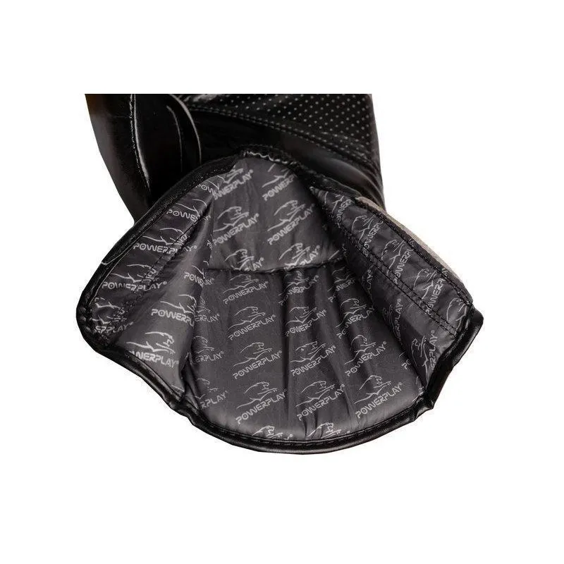 Боксерські рукавиці PowerPlay 3016 Чорно-Оранжеві 16 унцій фото товару