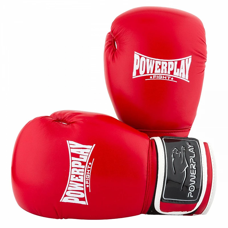 Боксерські рукавиці PowerPlay 3019 Червоні 16 унцій фото товару