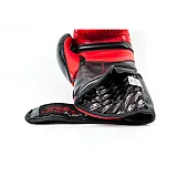 Боксерські рукавиці PowerPlay 3020 Червоно-Чорні [натуральна шкіра] + PU 14 унцій фото товару