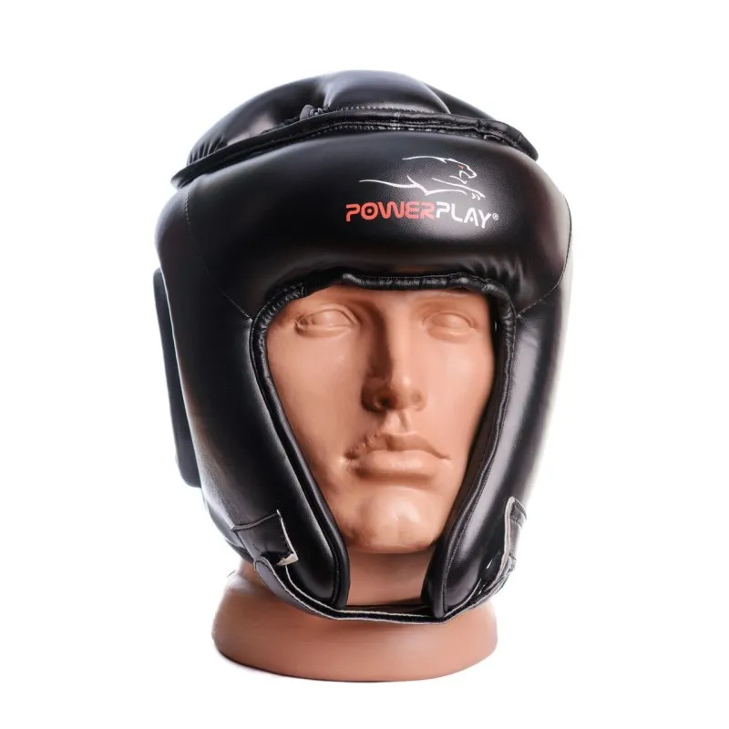 Боксерський шолом турнірний PowerPlay 3045 Чорний XL фото товару