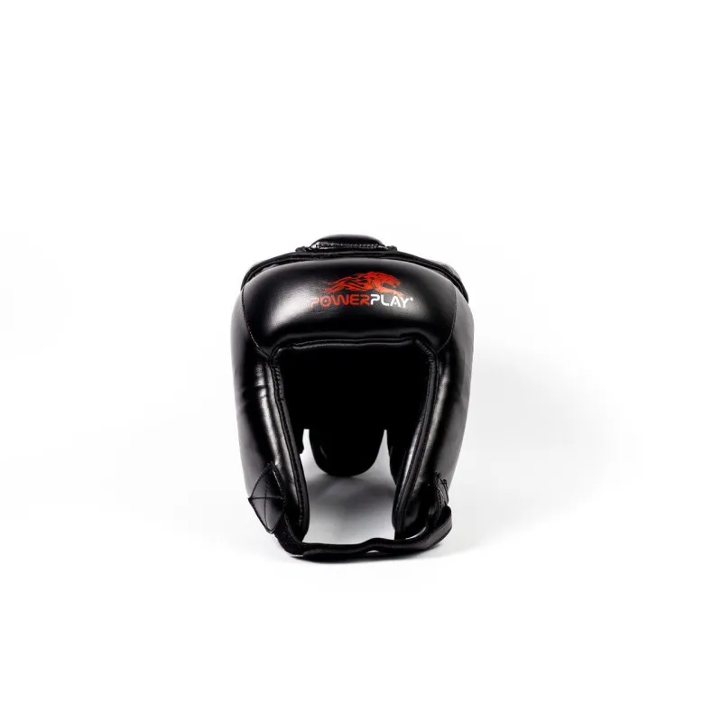 Боксерський шолом турнірний PowerPlay 3045 Чорний XL фото товару