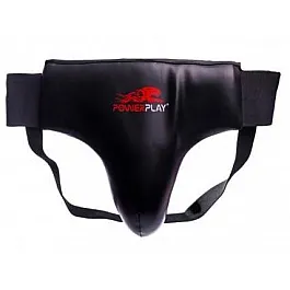 Захист паху PowerPlay 3037  Чорний PU XL