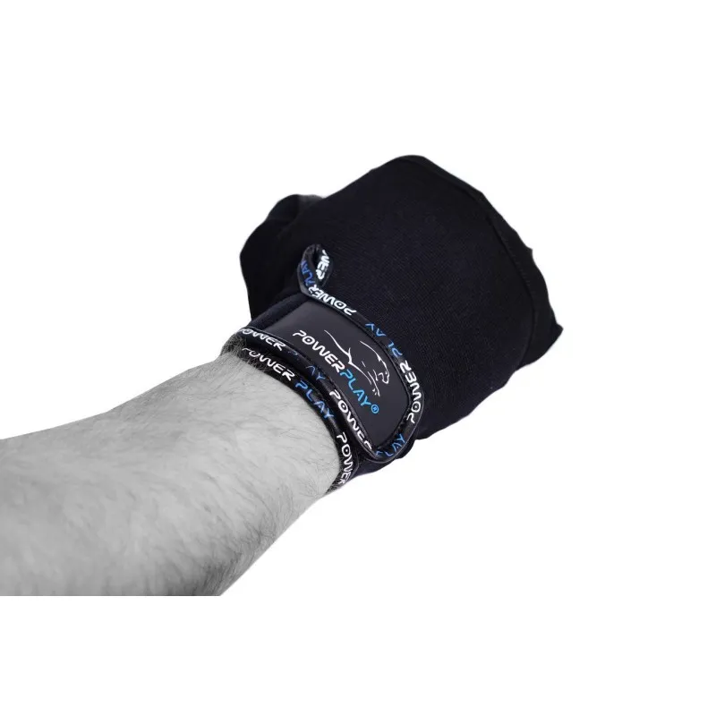 Рукавички для фітнесу PowerPlay 3092 Чорно-Сині S фото товару