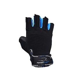Рукавички для фітнесу PowerPlay 3092 Чорно-Сині M
