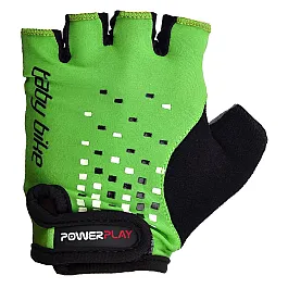 Велорукавички PowerPlay 5451 A Зелені XS