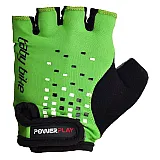 Велорукавички PowerPlay 5451 A Зелені S фото товару