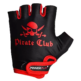 Велорукавички PowerPlay 5461 Чорно-червоні 2XS