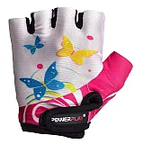 Велорукавички PowerPlay 5470 Біло-рожеві  2XS фото товара
