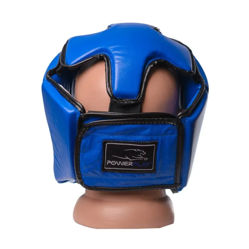 Боксерський шолом турнірний PowerPlay 3049 Синій M фото товара