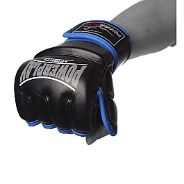 Рукавички для MMA PowerPlay 3058 Чорно-Сині L