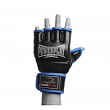 Рукавички для MMA PowerPlay 3058 Чорно-Сині M фото товару