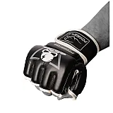 Рукавички для MMA PowerPlay 3056 А Чорно-Білі M фото товару