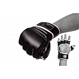 Рукавички для MMA PowerPlay 3056 Чорні XL фото товару
