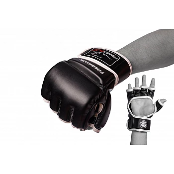 Рукавички для MMA PowerPlay 3056 Чорні XL
