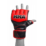 Рукавички для MMA PowerPlay 3055 Червоно-Чорні XL фото товара
